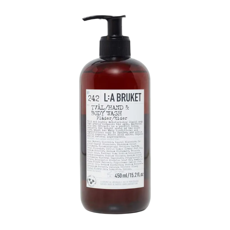 No. 242 Hand & Body Wash Elder 450ml