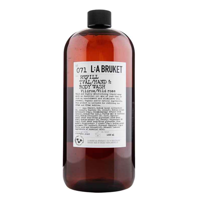 No. 071 Hand & Body Wash Wild Rose Refill